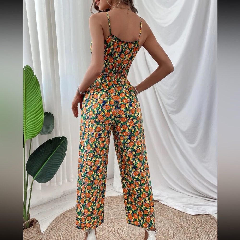 FLORAL JUMPSUIT - Picture 2 of 3